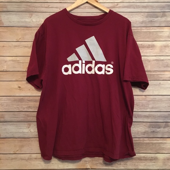 adidas Other - Adidas Red and Grey Graphic T-Shirt